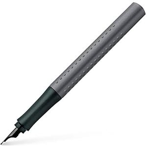 Faber-Castell 140947 - vulpen Grip Edition, veerbreedte F, antraciet, 1 stuk