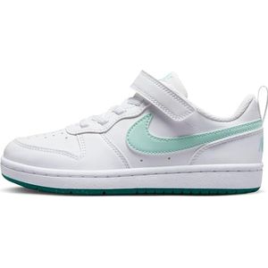 Nike Court Borough Low Recraft (PS), sneakers, wit/Jade Ice Geode Teal, 28 EU, White Jade Ice Geode Teal, 28 EU