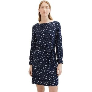 TOM TAILOR Damesjurk, 34749 - Navy Minimal Print, 46