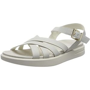 Geox Dames D Xand 2s sandaal, off-white, 35 EU