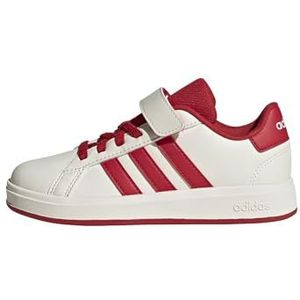 adidas Uniseks-Kind GRAND COURT 2.0 SHOES CHILDREN, Off White/Collegiate Red/Core Black, 33 EU