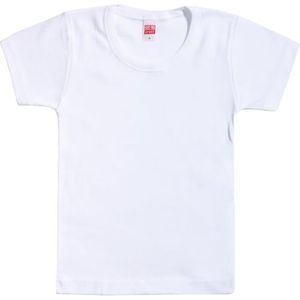 BABIDU Tanktop voor jongens van 100% hypoallergeen katoen, geribbeld, zacht en ademend, licht en comfortabel zomerondergoed, van 2 tot 16 jaar, Wit, 2 anni