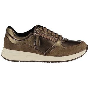 Geox - D Bulmya - Sneakers - Dk Taupe - Ademend Vermogen