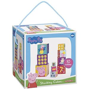 Bambolino Toys - Peppa Pig Stapelkubus - stapelvormen - stapeltoren - baby en peuterspeelgoed