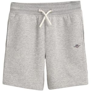 GANT Unisex Kids Shield Sweatshorts Casual Shorts, lichtgrijs gem., 92