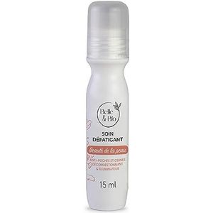 Roll-on Biologische oogcontour, Belle & Biologisch, tegen wallen en kringen onder de ogen, afzwellend, oplichtend, gecertificeerd Bio Ecocert, 15 ml