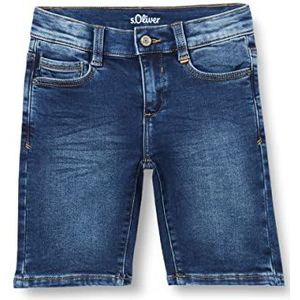 s.Oliver Brad Jeans Bermuda voor jongens, slim fit, blauw, 116 cm (Slank)
