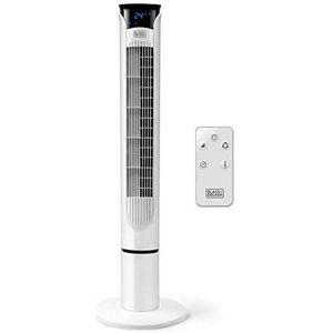 BLACK+DECKER Torenventilator BXEFT49E - Afstandsbediening - LED-Display - Timer