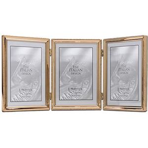 Lawrence Frames Fotolijst, Metaal, Goud, 5x7 Triple