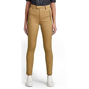 G-Star Raw dames Broek Weld High Waist Slim Chino, Bruin (Dk geval C105-1395) , 24W / 32L