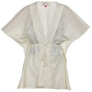 EUCALY dames kimono, wolwit, XL