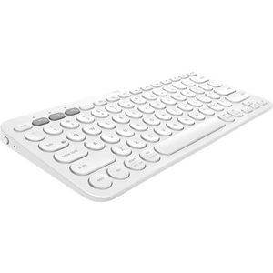 Logitech K380 Mini Draadloos Toetsenbord Wit German QWERTZ