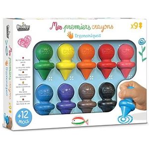 Créa Lign CL195 Creatieve set – Mijn eerste potloden x9 – vanaf 12 maanden