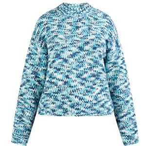 Sookie Gebreide damestrui 12425320-SO01, blauw meerkleurig, M/L, Blauw meerkleurig., M/L