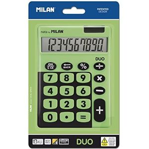Milan rekenmachine, 10-cijferig display groen