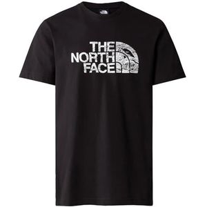 The North Face Woodcut Dome T-Shirt Tnf Black XS