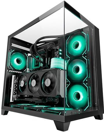 Mars Gaming - MC-3C - PC Behuizing - Zwart - Gehard Glas