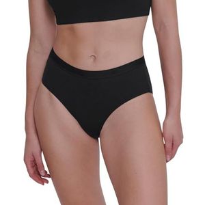 SLOGGI - Midi Go Casual - Slips - Zwart - Katoen - Set van 3