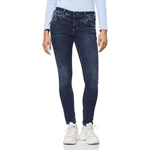 Street One dames jeansbroek, Blauw Zwart Random Wash, 27W x 32L