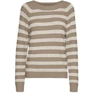 Vmdoffy Ls O-Neck Blouse Ga Noos, silver mink, S