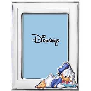 Disney Baby - Donald - fotolijst van zilver met kleurrijke details als tafel of nachtkastje voor de kinderkamer perfect als cadeau voor doop of verjaardag