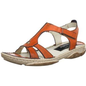 Manitu 910468 dames sandalen, oranje, 41 EU