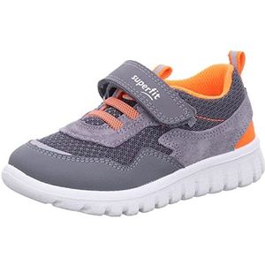 Superfit Sport7 Mini licht gevoerde Gore-Tex sneakers voor jongens, Lichtgrijs oranje 2500, 21 EU