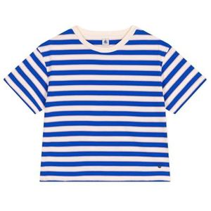 Petit Bateau T-shirt met korte mouwen voor dames, ecru/multico, XL