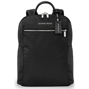 Briggs & Riley Slim Backpack Rugzak, uniseks, zwart, 35.5cm, 11.6L, aktetas