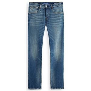Scotch & Soda Heren Skim Super Slim Jeans, Maui Blauw 4835, 28W x 30L