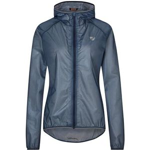 Ziener NATINA regenjas voor dames, fiets, mountainbike, outdoor, waterdicht, ademend, super licht, halve marineblauw, 44