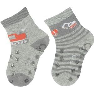 Sterntaler Jongenssokken (set van 2), lichtgrijs, gemêleerd, 18 EU