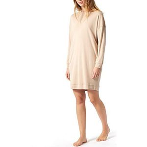 Schiesser Dames Sleepshirt, 90 cm nachthemd, zand, 46