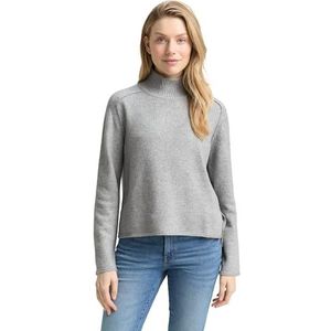 TOM TAILOR - Trui - Lichtgrijs - Gebreide Truien