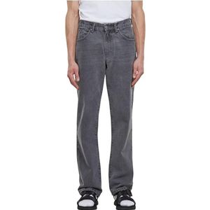 Urban Classics Straight Cut Heavy Ounce Jeans, gewassen grijs, maat 32 voor heren, Grijze Was, 30