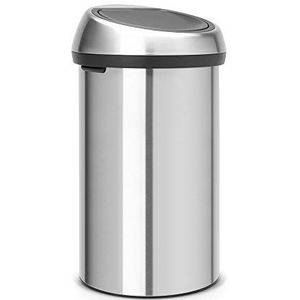 Brabantia Touch Bin Prullenbak, Matt Steel Fingerprint Proof, 60 Liter