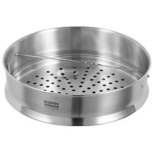 KUHN RIKON Stoominzet, stapelbaar, 22 cm, zilver