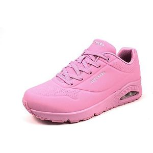 Skechers UNO Stand on Air-sneaker voor dames, roze Durabuck/Mesh, 38,5 EU