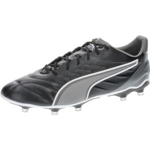 PUMA Unisex King Pro Fg/Ag voetbalschoen, Puma Zwart PUMA Wit Cool Donkergrijs, 36 EU