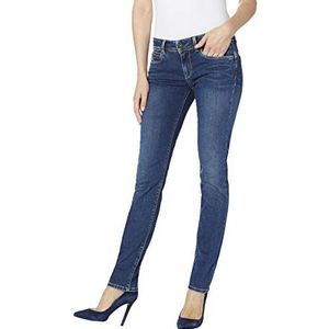 Pepe Jeans New Brooke Jeans voor dames, Donker gebruikt Denim Cn6, 26W x 34L