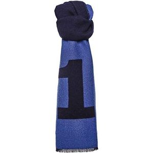 Hackett London Sjaal voor heren, Veelkleurig (Navy/Blauw 5di), One size (Fabrikant maat:000)