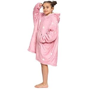GC GAVENO CAVAILIA Star Volwassenen & Kids Sweater, Hoodie Kinderen, Draagbare Deken Volwassenen, Blush Roze, one size