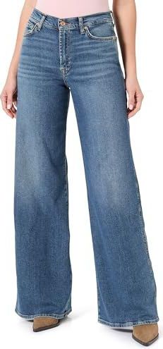 7 For All Mankind Dames Lotta Luxe Vintage Sea Level Jeans, Donkerblauw, 23W