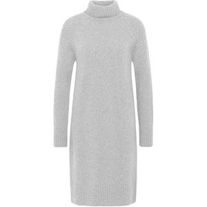 bugatti Gebreide damesjurk, Grijs-260, L