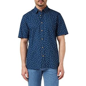 MUSTANG Heren Style Collin Relaxed Klassiek hemd, AOP Men_Destroyed Dots_2312 12451, S, Aop Men_destroyed Dots_2312 12451, S