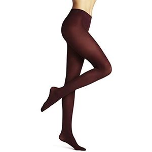 FALKE Dames Panty Pure Matt 50 DEN W TI Halfdoorzichtig eenkleurig 1 Stuk, Rood (Barolo 8596) nieuw - milieuvriendelijk, M