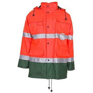 Planam Parka ""Waarschuwing"", maat XL in oranje/groen, 1 stuk, 2058056