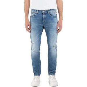 Replay Heren Willbi Original Jeans, 009, medium blue., 33W / 32L