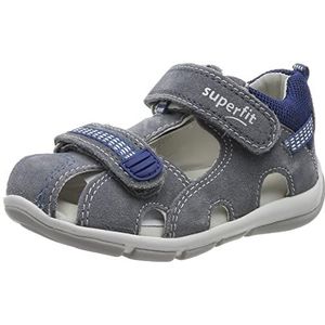 Superfit Freddy Babysandalen voor jongens, Lichtgrijs blauw 2510, 21 EU