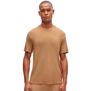 BOSS Rib T-shirt voor heren, pyjamabroek, Medium Beige260, L